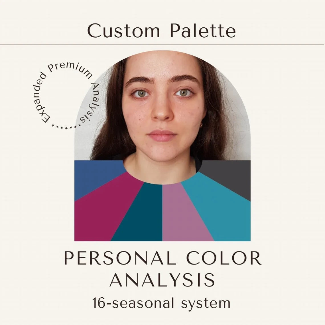 Real Virtual Color Analysis vs AI • Custom Palette 100+ Colors • 16-Season System • Digital Color Guide • Pro Stylist 10+ • Armocromia